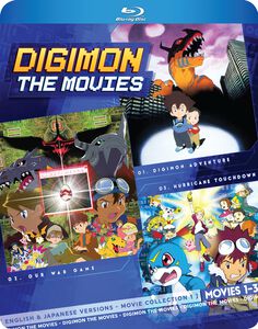 Digimon: The Movies - Movies 1-3 - Blu-ray